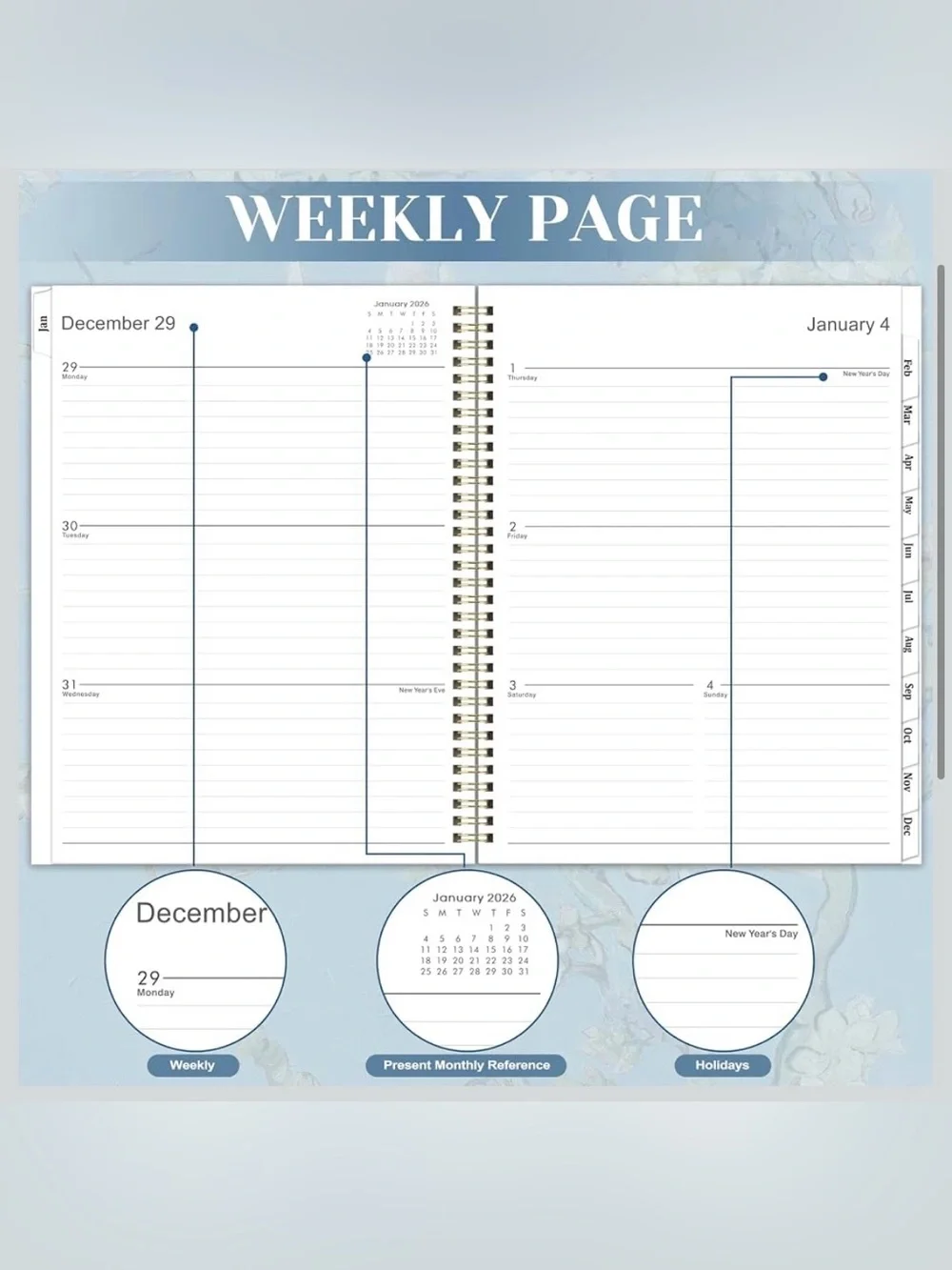 NEW *** SALE*** Almond Blossom 2026 Planner